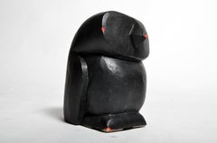 Southeast Asian Wooden Papier Mâché Mold of an Owl