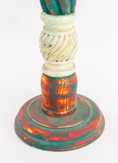 Southeastern Asian Baroque Style Wood Candelabra 2