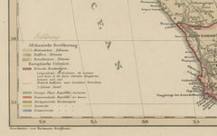 Southern Africa & Madagascar Antique Map – Beautiful 1857 Edition