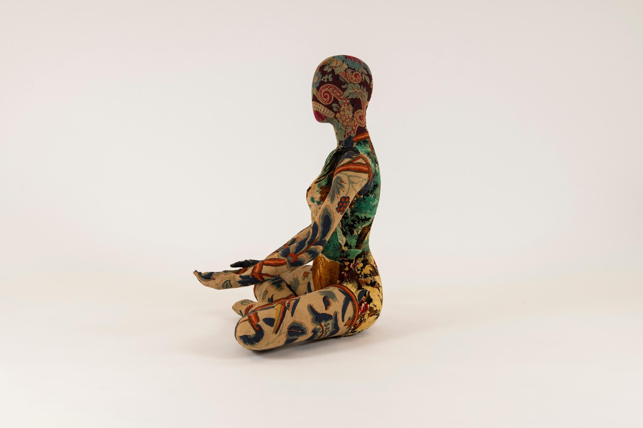 Contemporary Southern Beasts Namaste Dear by Mary Lou Marks For Sale