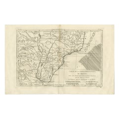 Southern Brazil & Río de la Plata – Enlightenment Map by Rigobert Bonne, c.1780