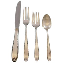 Southern Charm by Alvin Sterling Silver Flatware Set for 12 Service 48 pieces 