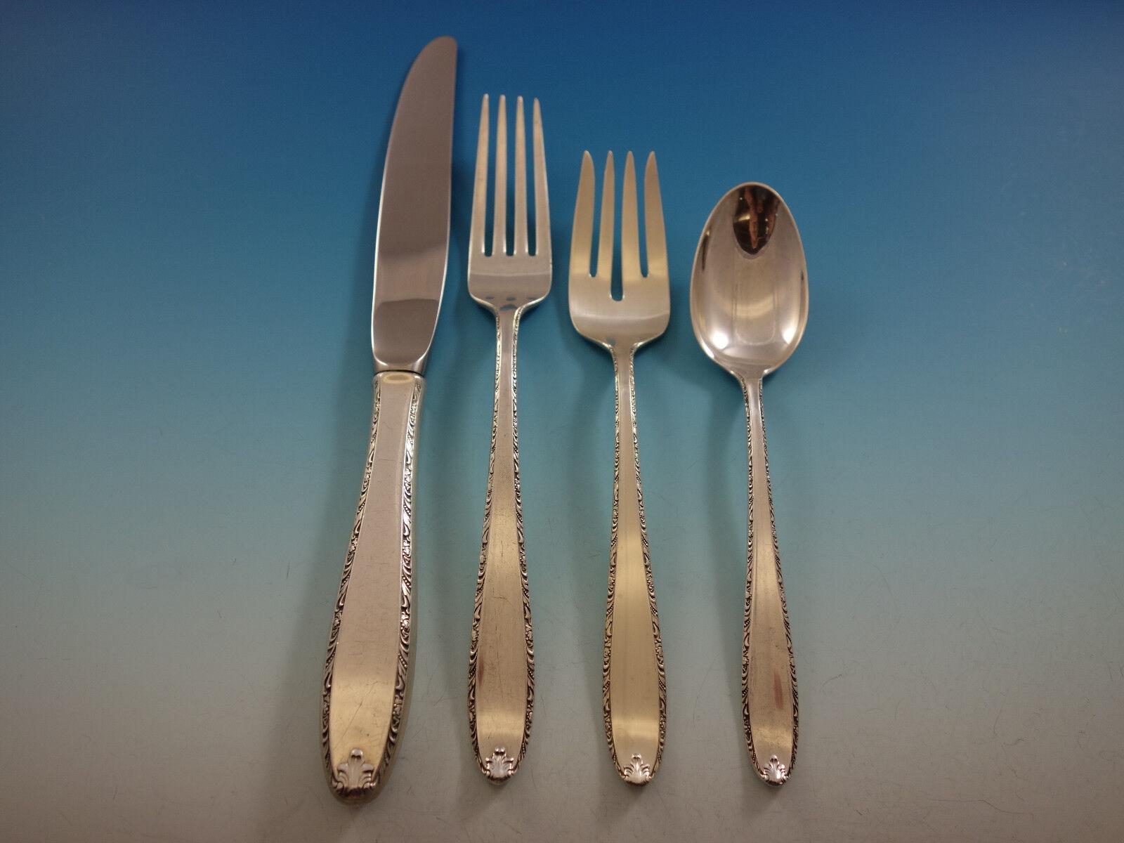 Southern Charm by Alvin Set di posate in argento sterling per 6 persone 32 pezzi in vendita 2