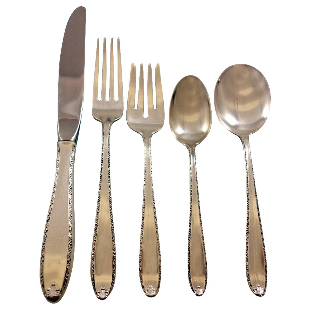 Southern Charm by Alvin Sterling Silver Flatware Set for 8 Service 40 Pieces For Sale