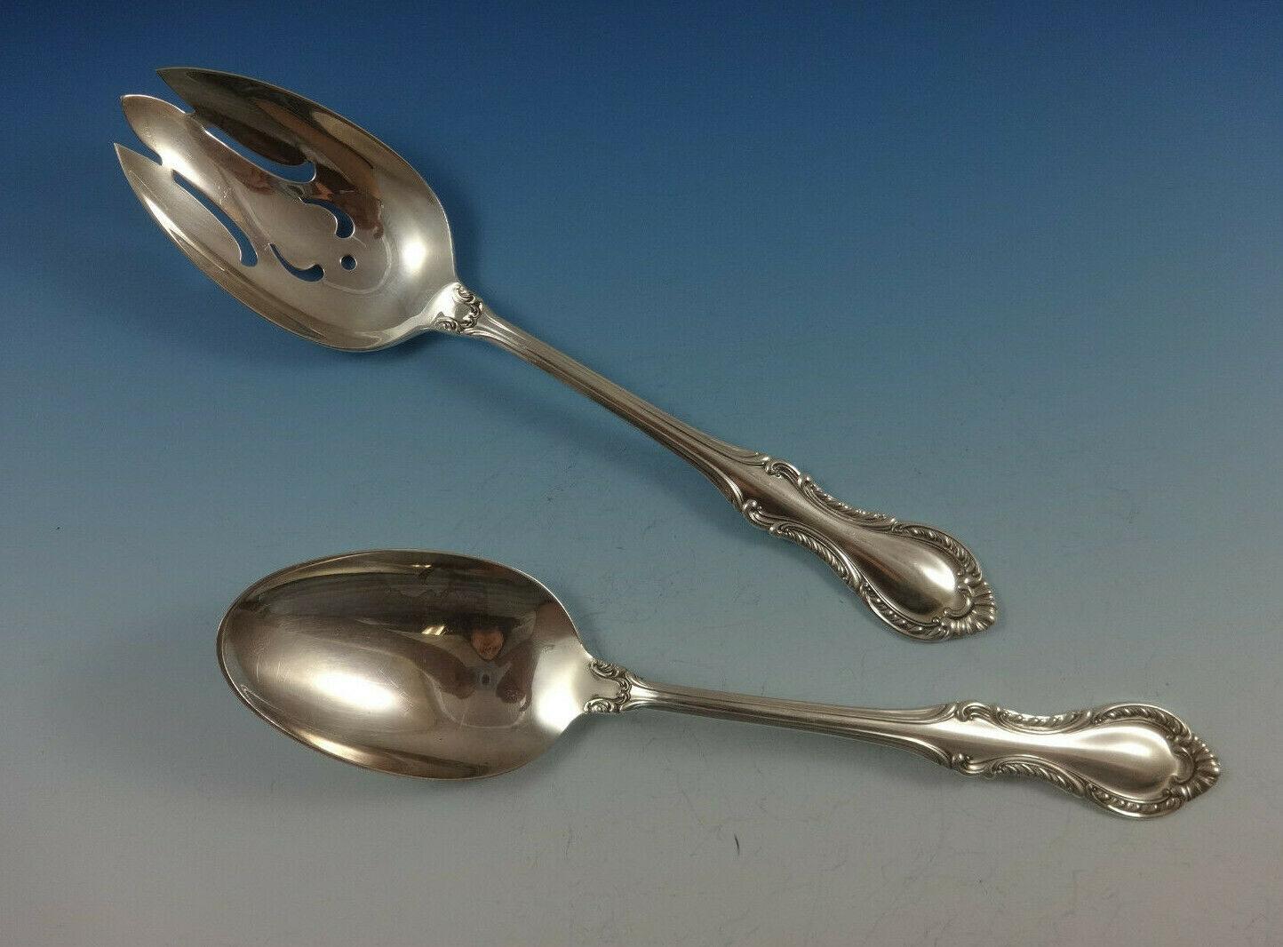 Service de couverts en argent sterling 12 Set de 94 pièces Southern Colonial par International en vente 2