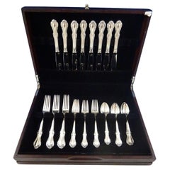 Southern Colonial by International Sterling Silver Flatware Set 8 Service 32 Pcs
