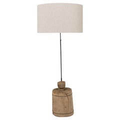 Southern European Wooden Floor Lamp