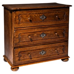 Southern German softwood chest of drawers, circa 1770