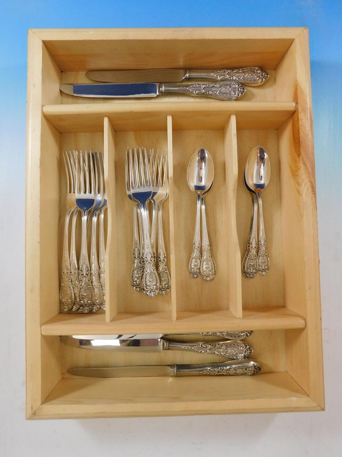 20ième siècle Service de couverts en argent sterling Southern Grandeur by Easterling 24 pièces en vente