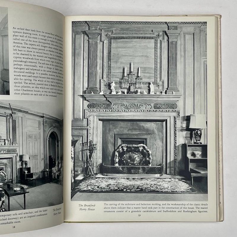 Southern Interiors of Charleston, South Carolina, 1956 
Published by Hastings House, New York, 1956 1st Edition.

A rare reference of lost classical interiors and antique collections of a forgotten age.. Wonderfully documented through the lens of