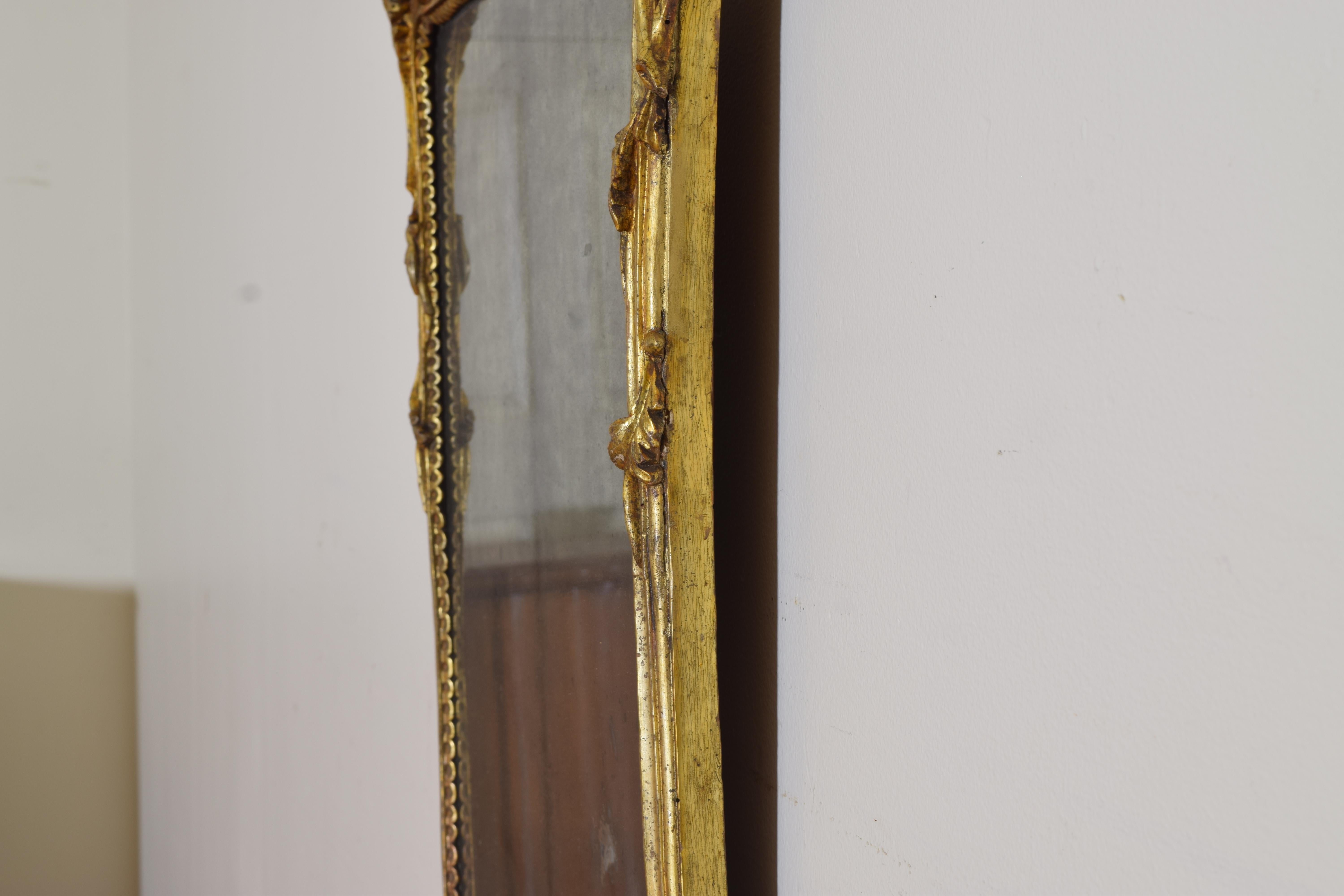 Southern Italian, Calabria, Rococo Pair of Giltwood Mirrors, 1st half 18th cen. 8