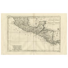 Südmexiko &Neuspanien - Aufklärungskarte von Rigobert Bonne, ca. 1780