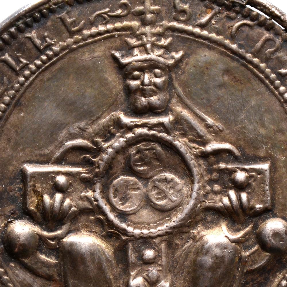 Romain classique Sud des Pays-Bas. Médaille du Saint Sacrament du Miracle de Bruxelles en vente