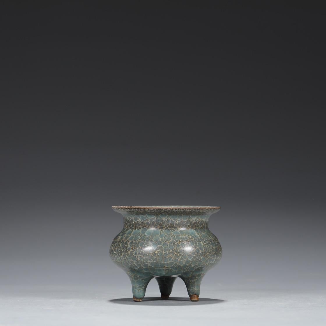 Brûleur officiel du Kiln Ice Cracking Glaze Pattern of Southern Song Dynasty en vente 3