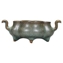 Southern Song Dynasty Official Kiln Ice Cracking Glaze Pattern Burner