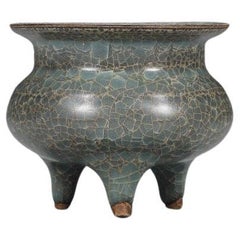 Used Southern Song Dynasty Official Kiln Ice Cracking Glaze Pattern Burner