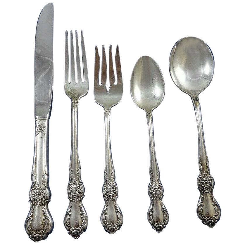 Southern Treasure by International Sterling Silver Flatware Service Set For Sale