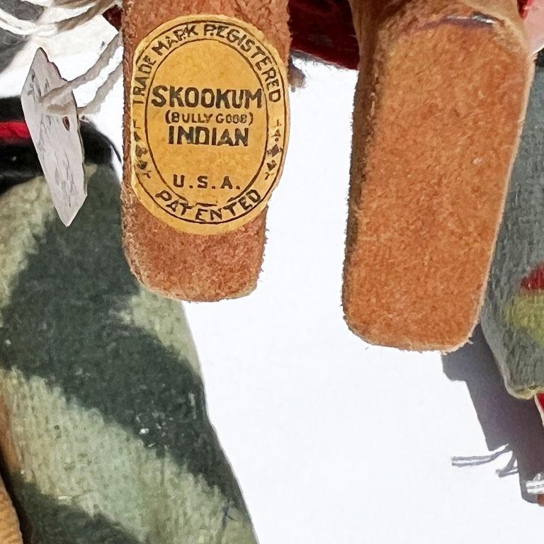 Pièces de poupées Skookum amérindiennes authentiques du Sud-Ouest, lot de 4, années 1930 en vente 3