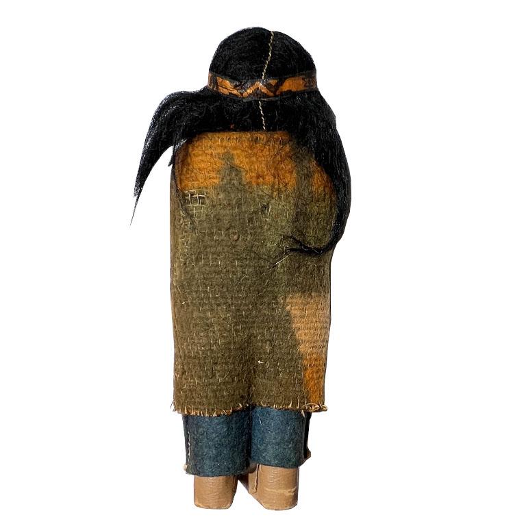 Fabric Southwest Genuine Skookum Native American Women Dolls - Set of 4 from 1930s For Sale