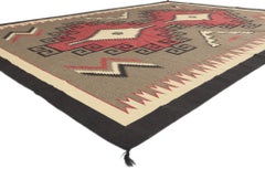 New Southwest Modern Kilim Rug with Contemporary Santa Fe Style