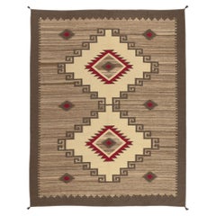 Contemporary Santa Fe Southwest Modern Ganado Navajo-Style Rug 