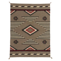 Contemporary Santa Fe Southwest Modern Ganado Navajo-Style Rug