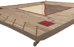 Contemporary Santa Fe SouthwestModern Desert Southwestern style Flatweave Carpet