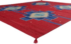 Contemporary Santa Fe SouthwestModern Desert Southwestern style Flatweave Carpet