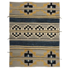 Marokkanischer Hochlehner moderner Teppich aus dem Südwesten Marokkans, Navajo Meets Contemporary Santa Fe