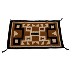 Southwest Native American Navajo attr Wool Mat C1930