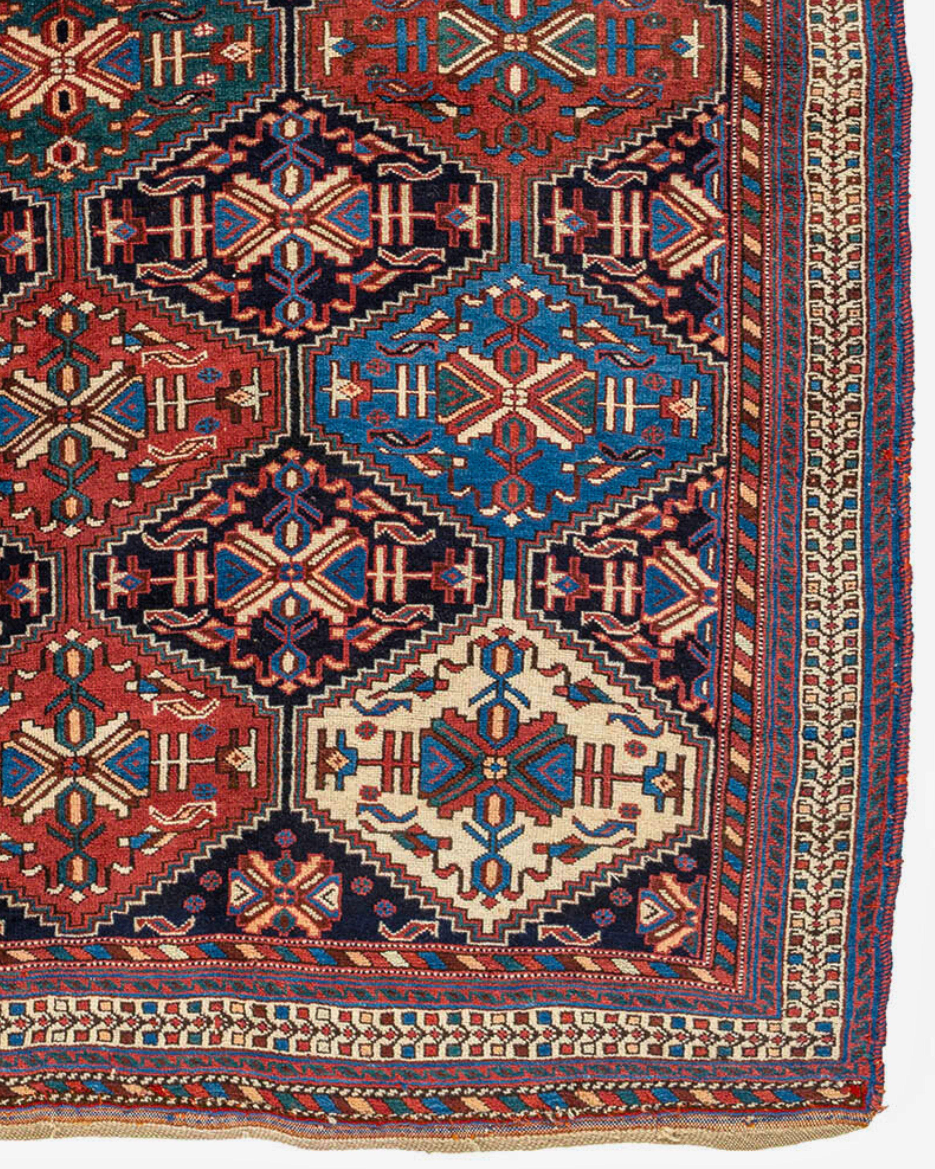 Wool Southwest Persian Afshar Rug, 20th Century (2nd Quarter) For Sale
