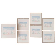 Sottobicchieri Southwestern di Otagiri - Set di 6 pezzi