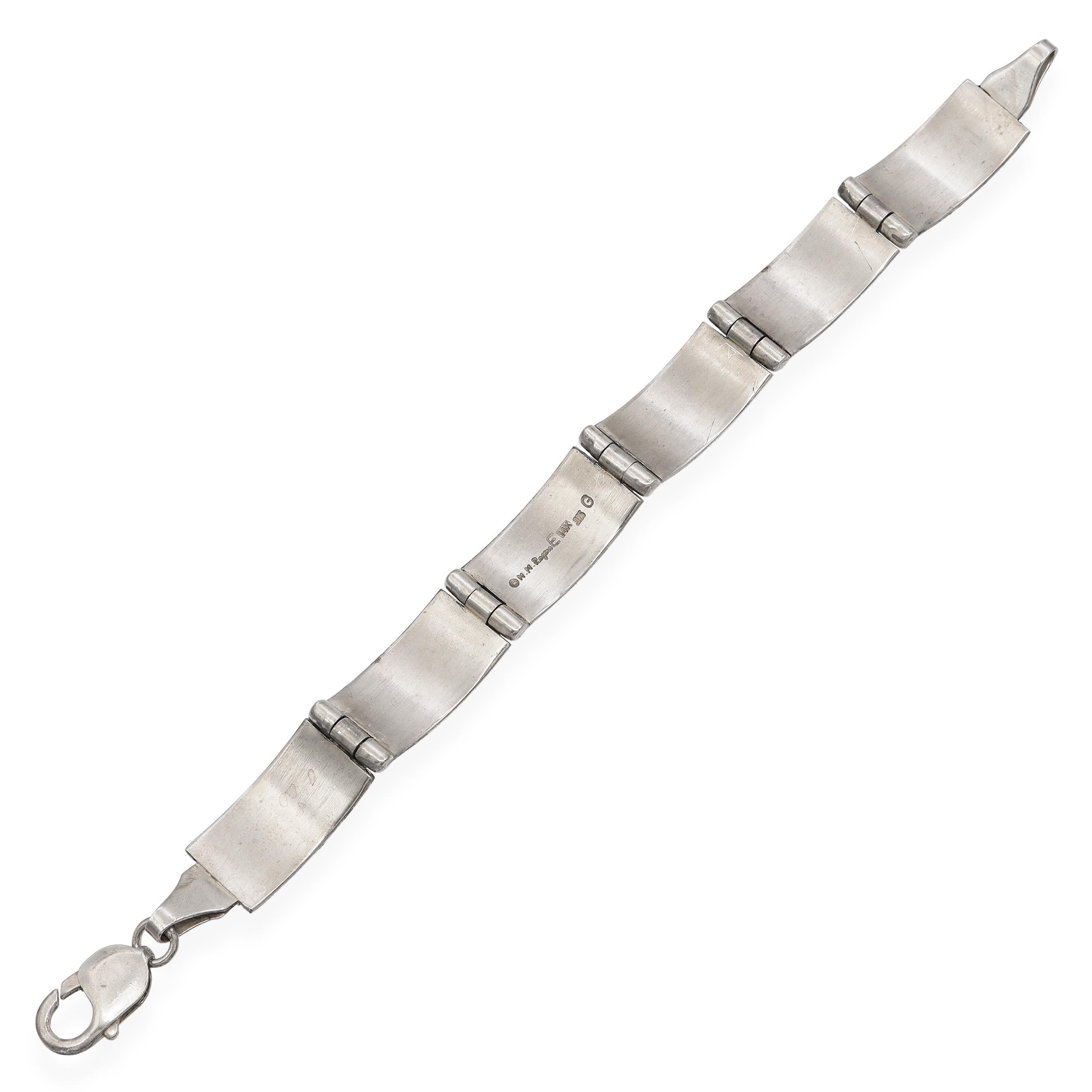 M-One M. I. Rogers Sterling Silver & Gold 14K Storyteller Link Bracelet en vente 3