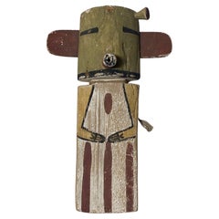Vintage Southwestern Native American Hopi Hand Carved Child Cradle Kachina Katsina Doll