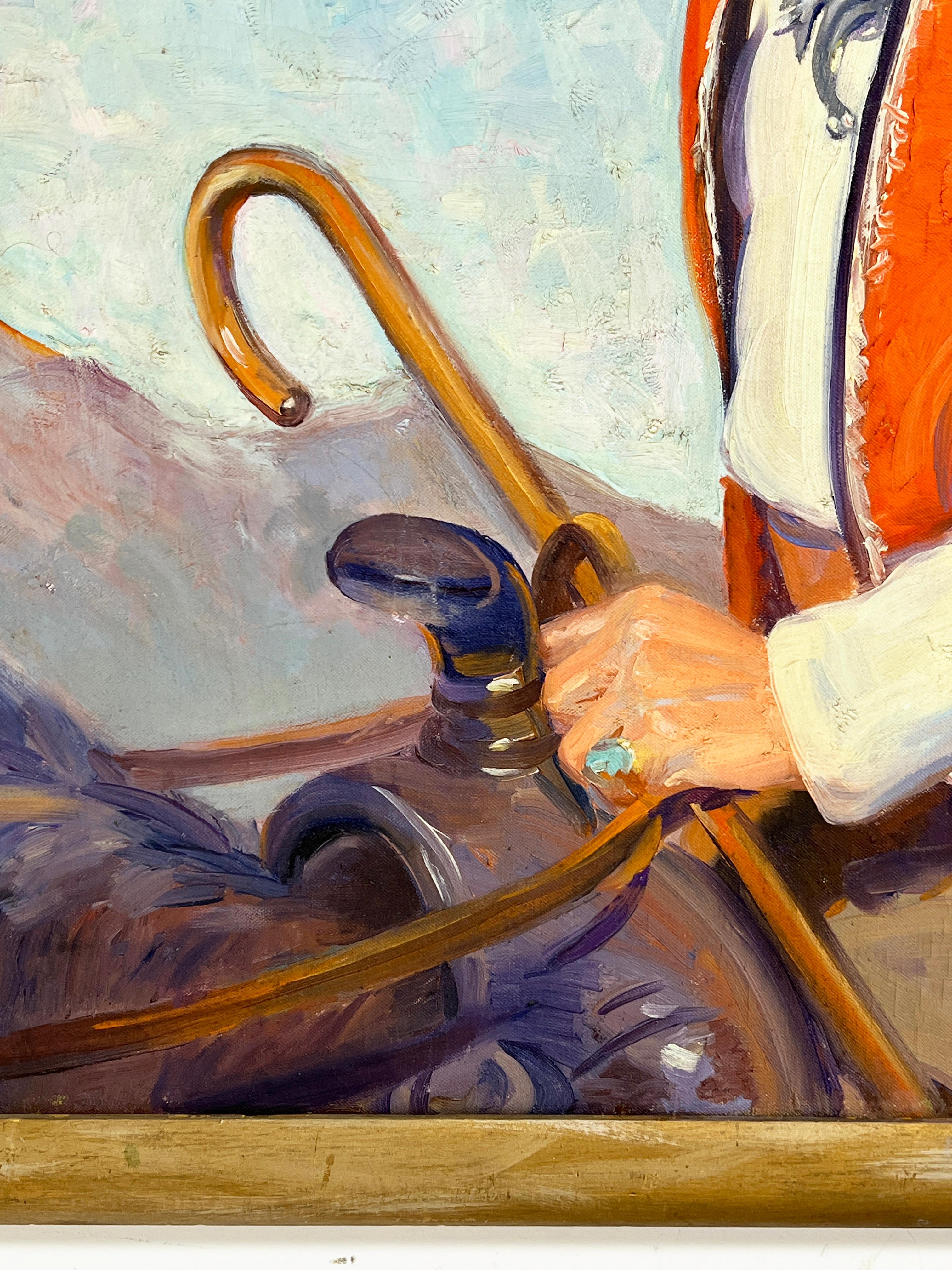 American Craftsman Portrait de style Santa Fe du sud-ouest par Susan Ricker Knox, vers les années 1930 en vente