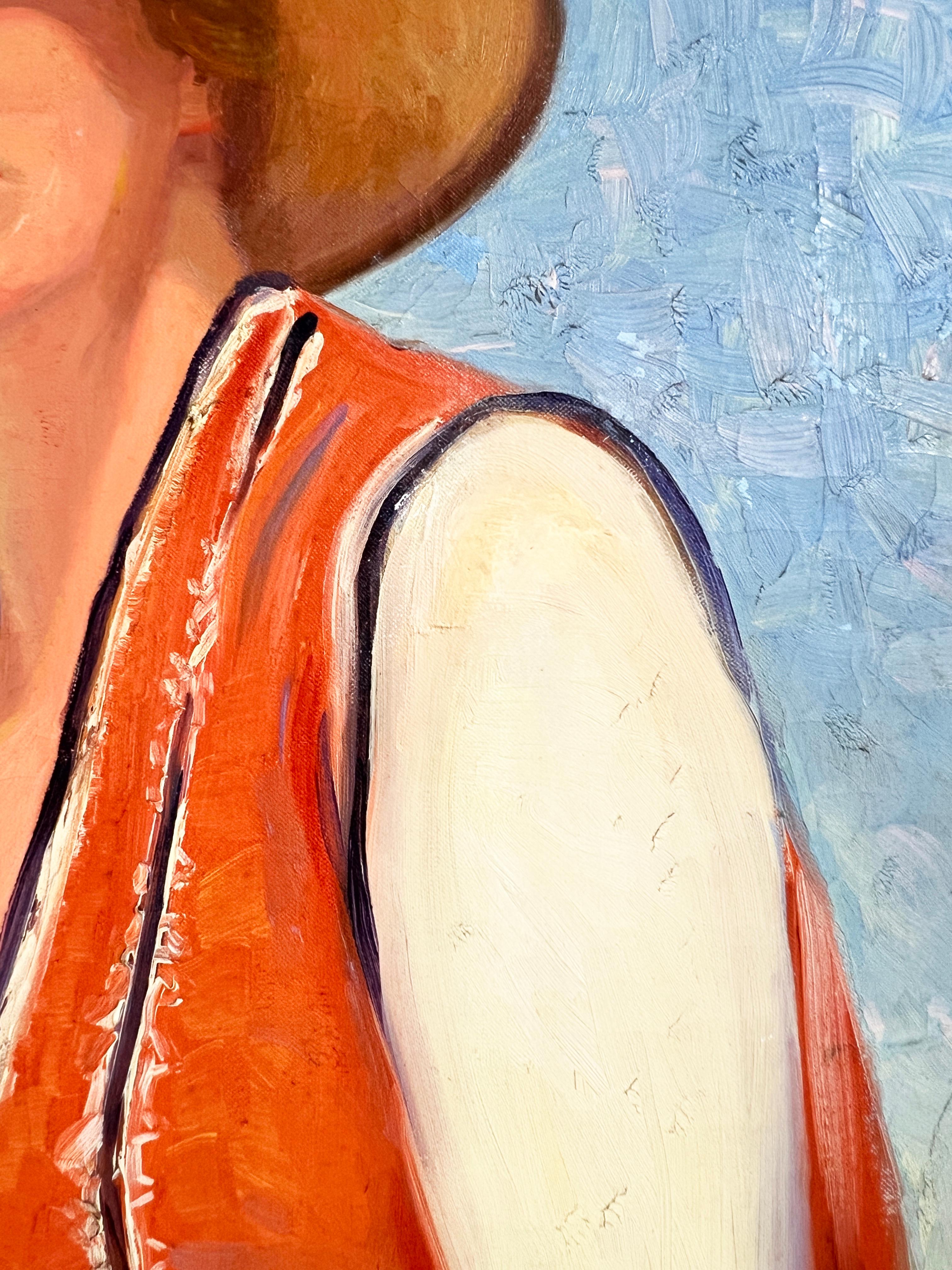 Portrait de style Santa Fe du sud-ouest par Susan Ricker Knox, vers les années 1930 en vente 2