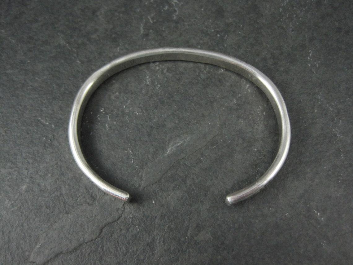 Southwestern Vintage Sterling Cuff Bracelet 6 Inches TAHE 2