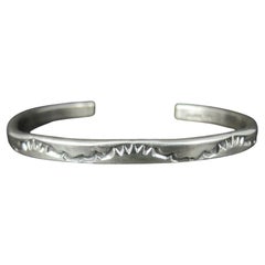 Southwestern Vintage Pulsera de Esterlina 6 Pulgadas Tahe