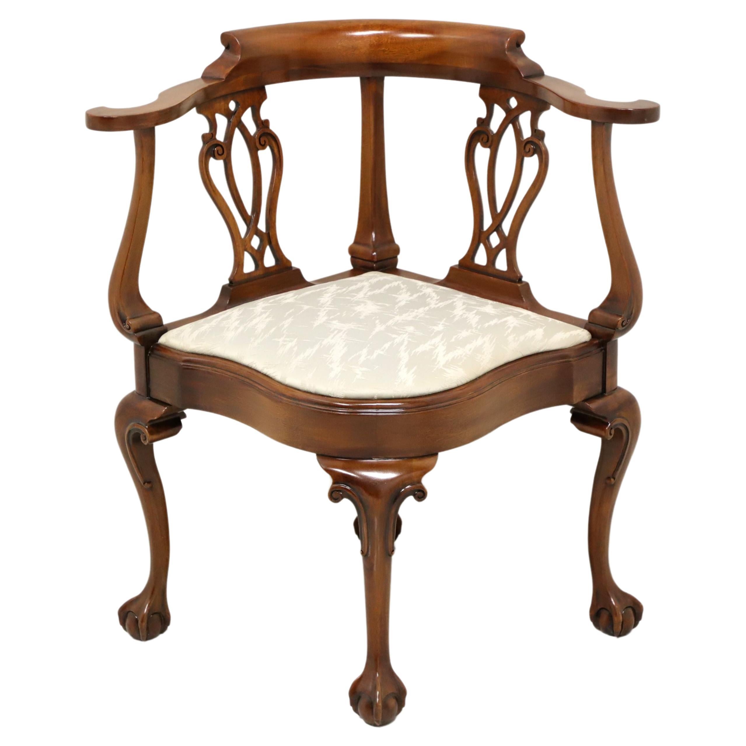 SOUTHWOOD Mahogany Chippendale Style Corner Chair