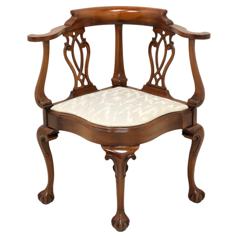 SOUTHWOOD Mahogany Chippendale Style Corner Chair For Sale at 1stDibs southwood furniture