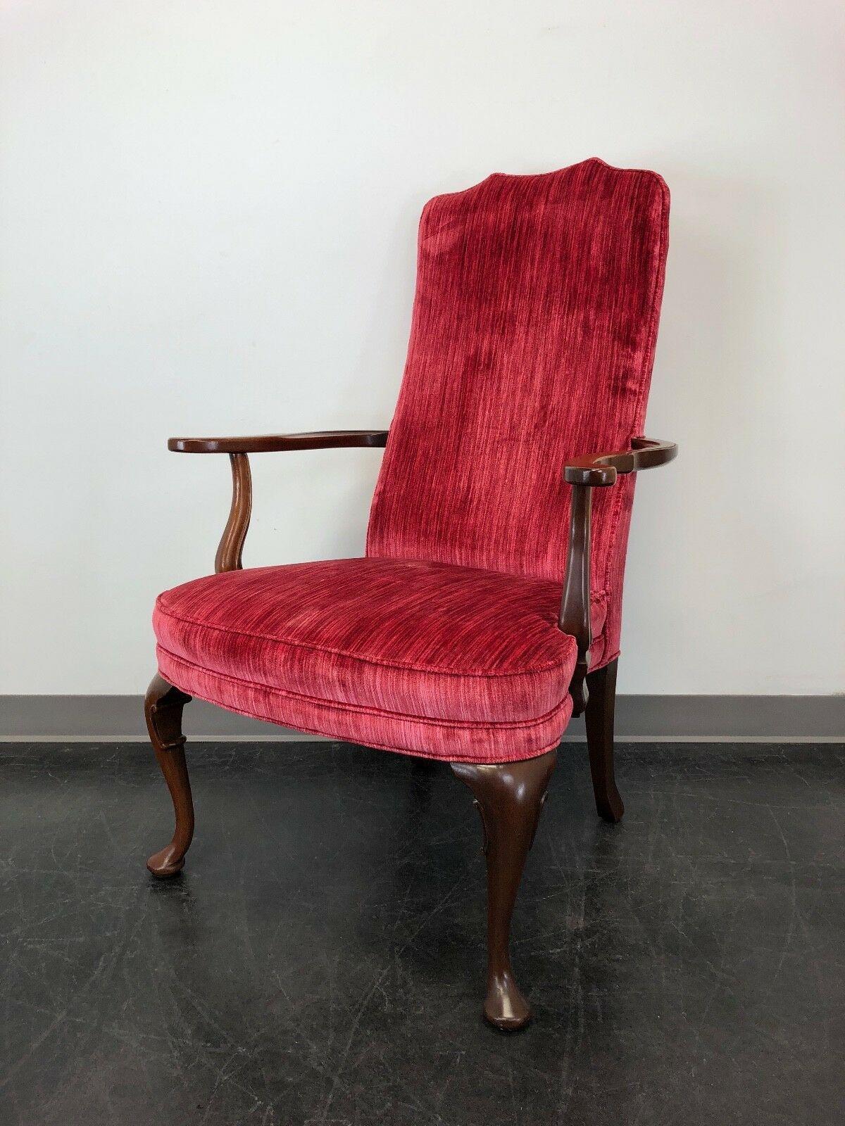 American SOUTHWOOD Mahogany Georgian Library Accent Armchair