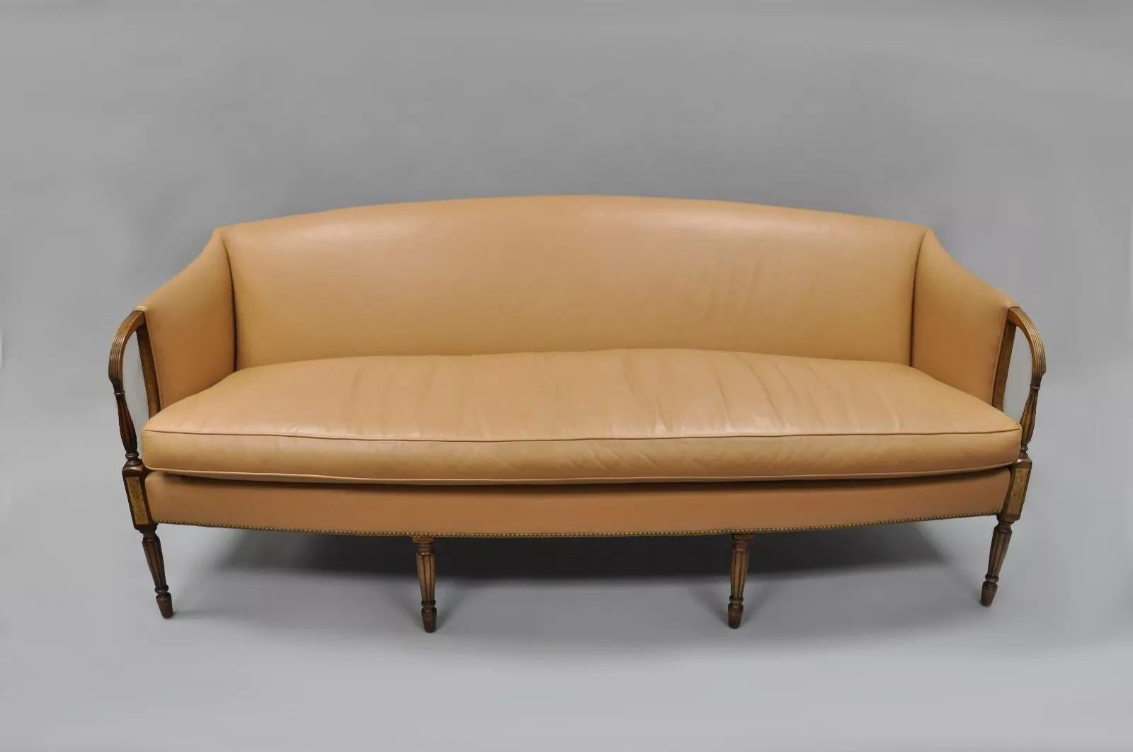 Divano Southwood Sheraton Feder in pelle Caramel Tan da 81