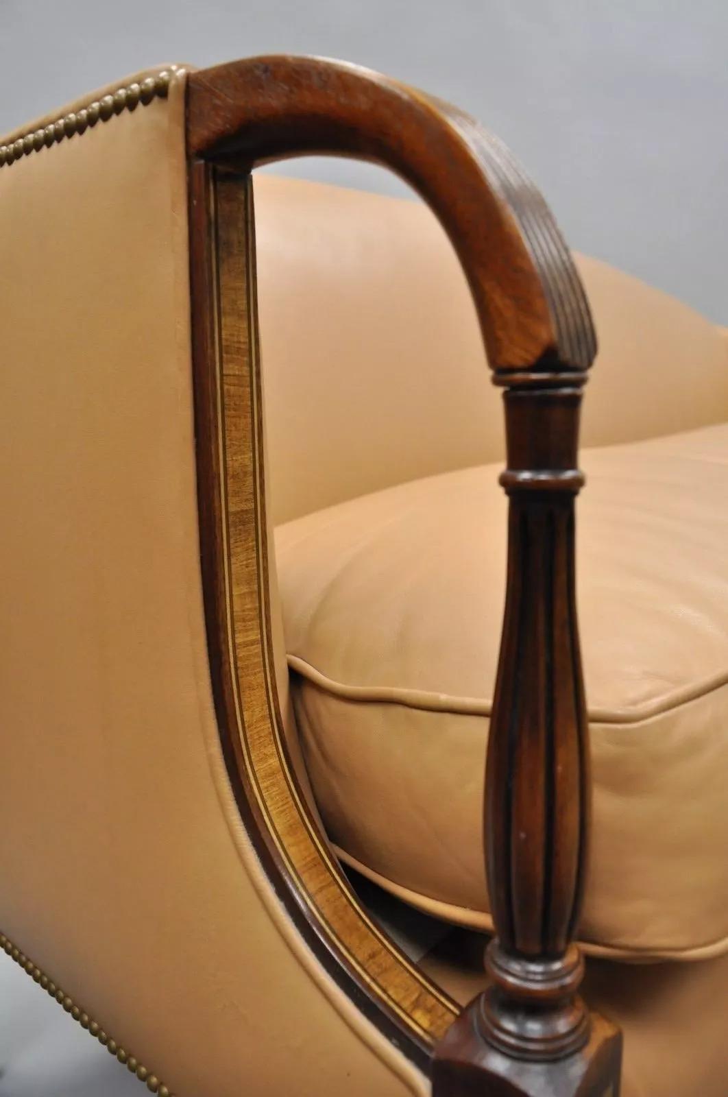 Federale Divano Southwood Sheraton Feder in pelle Caramel Tan da 81