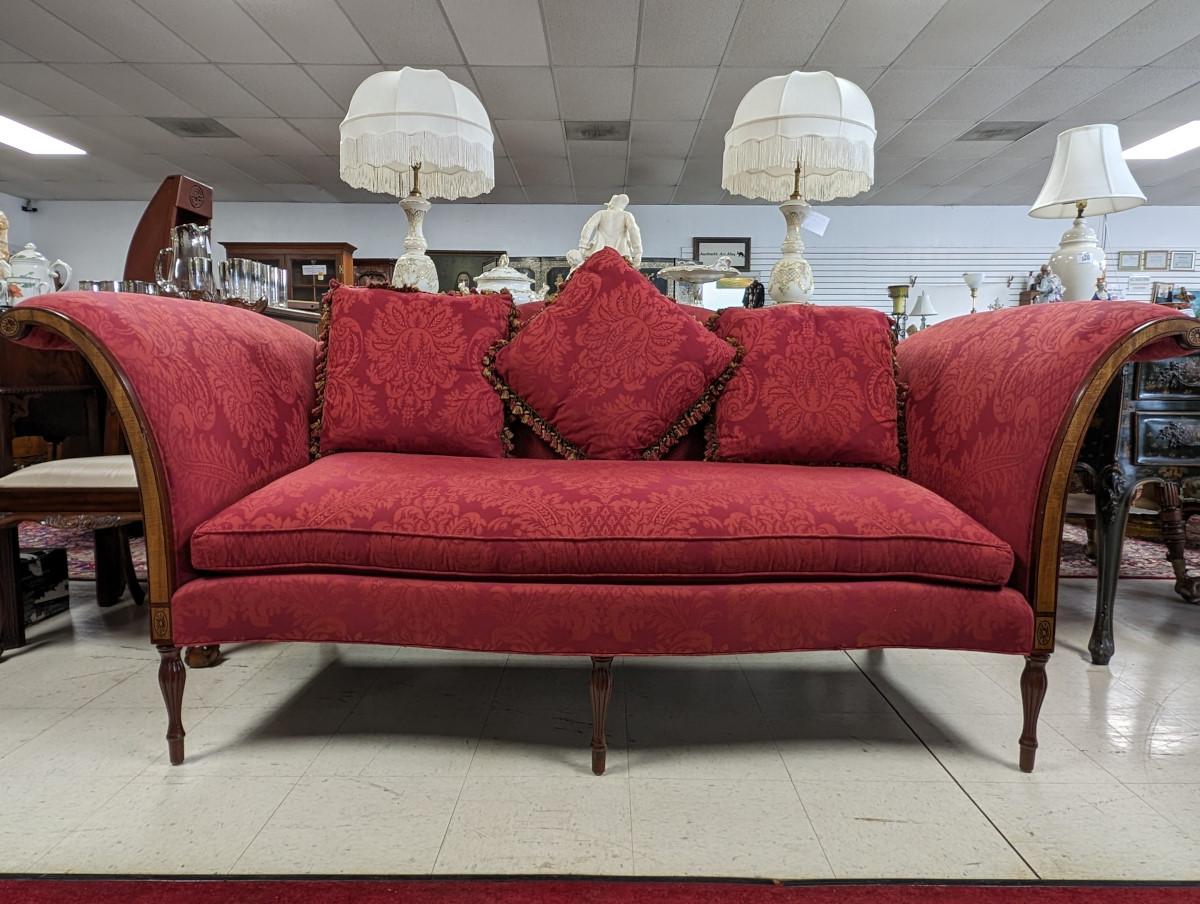 Southwood Sheraton Style Inlaid Sofa 6