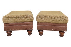 Otomanas Tapizadas Tradicionales Southwood, Pareja