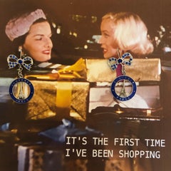 Souvenir de Paris Earrings with Swarovski Crystal bows