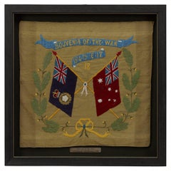 Antique Souvenir of the War 1914-15-16-17-18 Banner