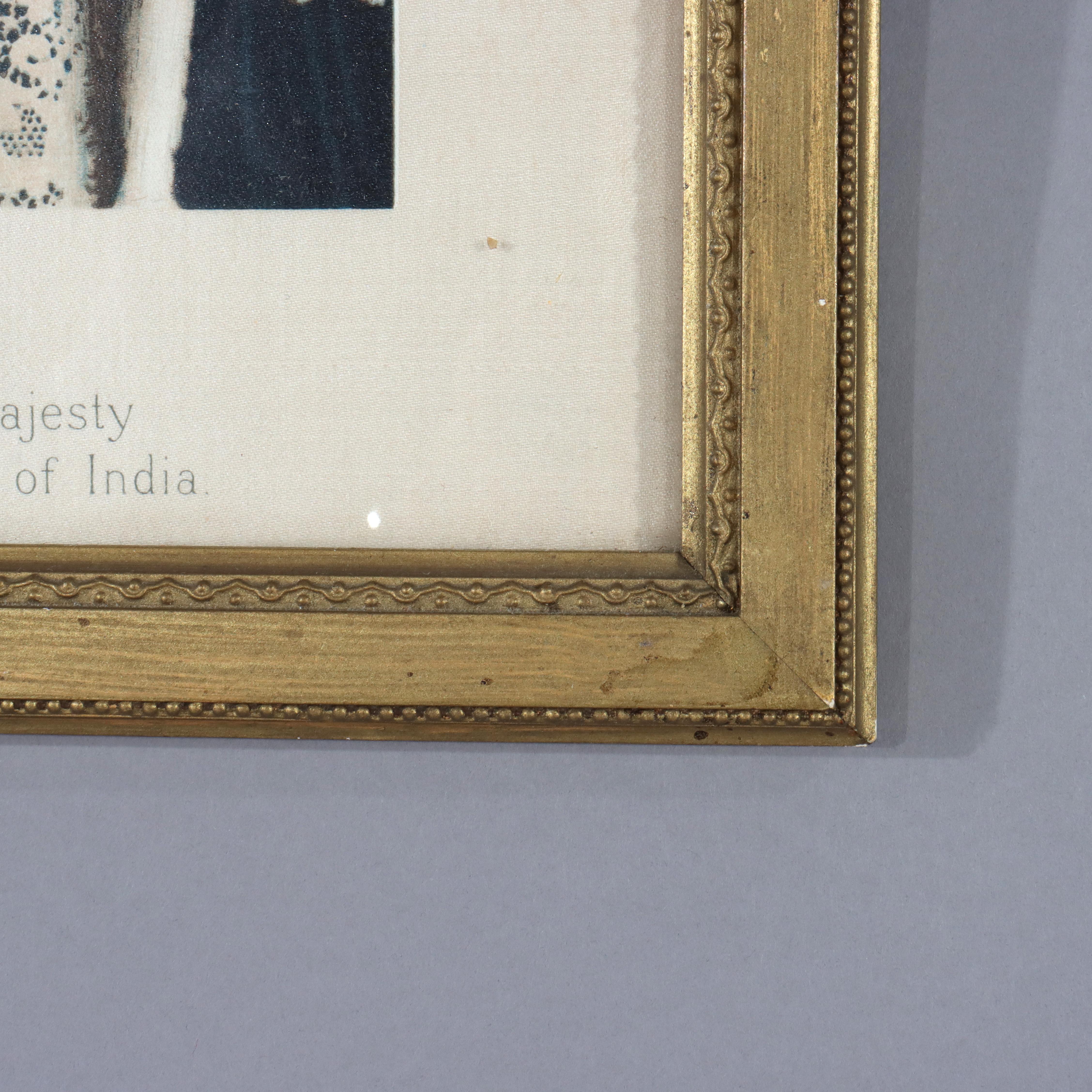 Souvenir Portrait Of India’s Queen Victoria Print After Walery, Regent St 20thC 4