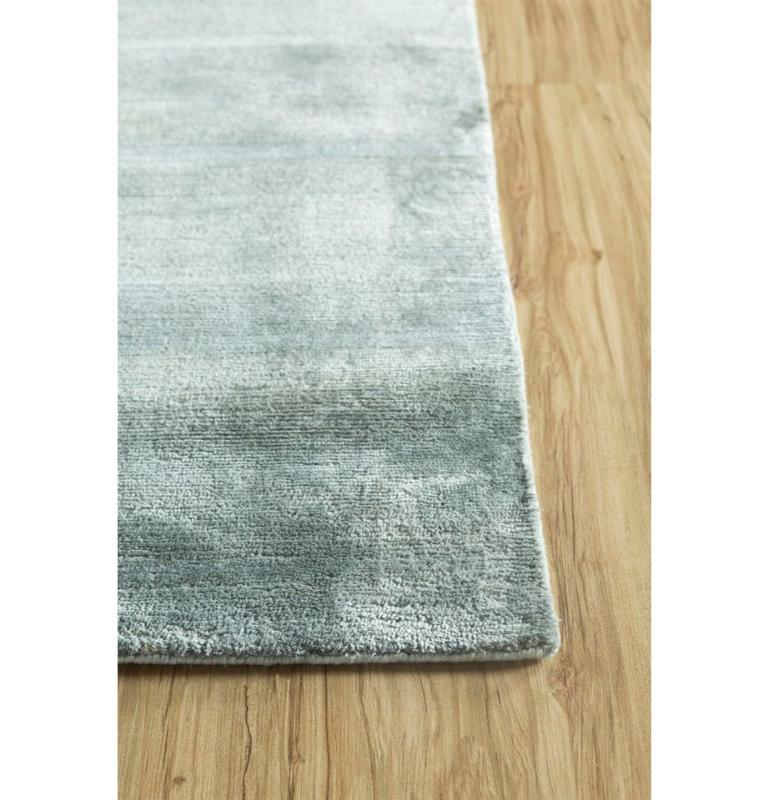 Modern Sovereign Elegance Slate Blue & Slate Blue 120x180 cm Handknotted Rug For Sale