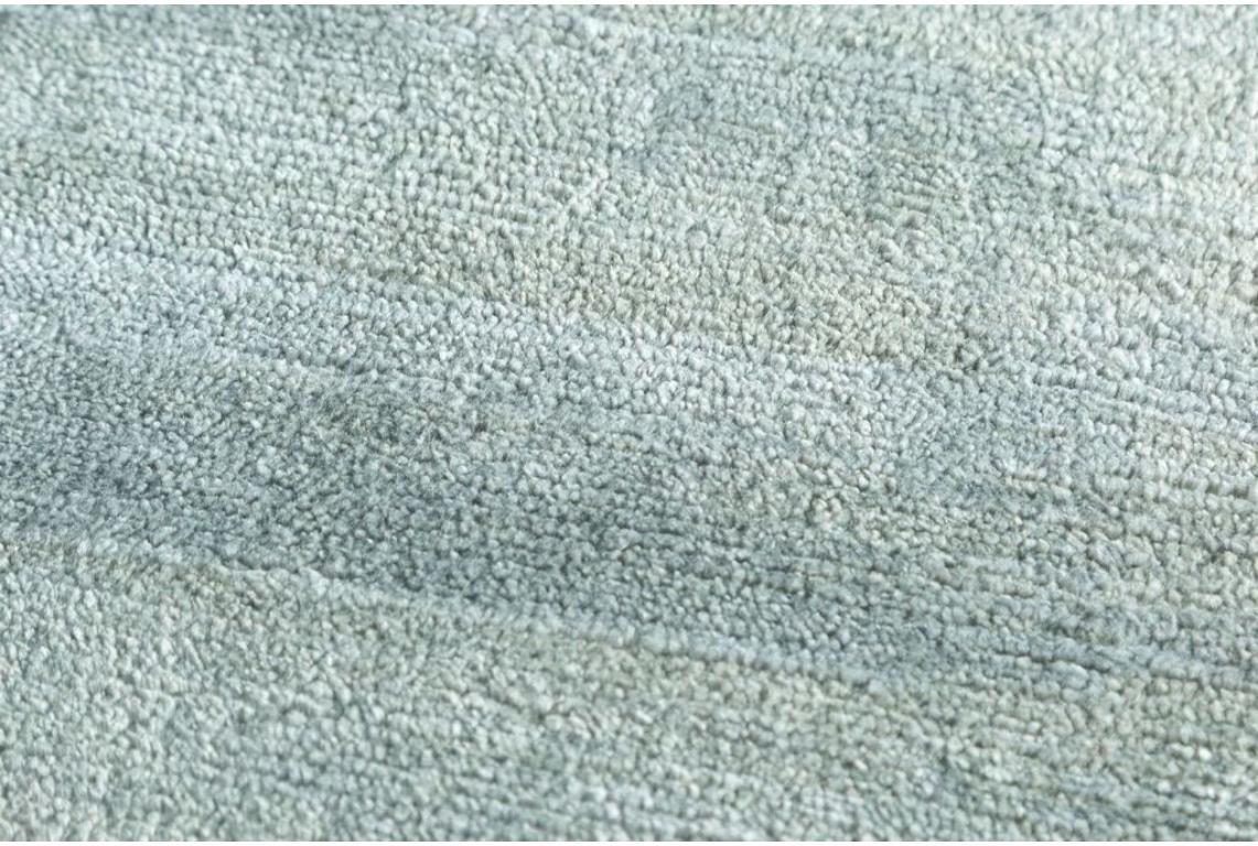 Indian Sovereign Elegance Slate Blue & Slate Blue 120x180 cm Handknotted Rug For Sale